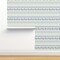 Boho Stripe Paisley Floral French Provincial Clovers Grandmillennial Cottagecore Dots Blue Green Custom Pre-pasted Wallpaper by Spoonflower Pre-Pasted Wallpaper 2FT Wide